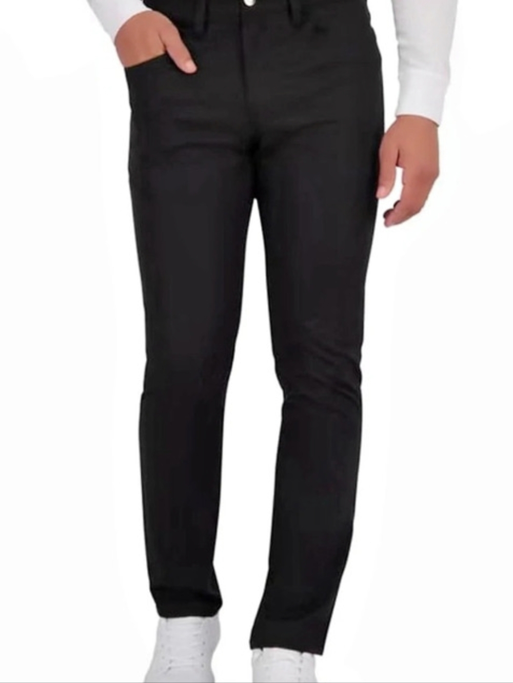 Kirkland Signature Performance Pant Men's Black 5-Pocket Pants Waist 34x30 NWT